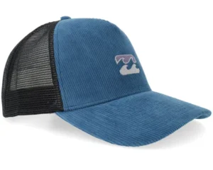 Icon Corduroy Real Teal A-frame Trucker Cap