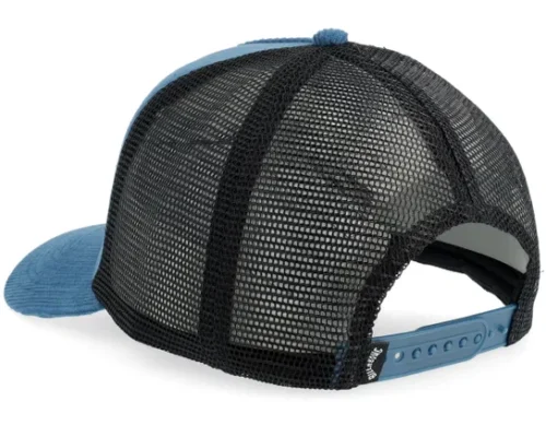 Icon Corduroy Real Teal A-frame Trucker Cap