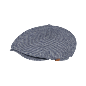 Jamaica Linen & Cotton Blue Flat Cap