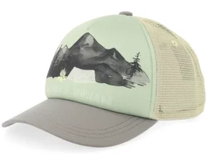 Kids Animal Mesh Cap K Print Green Zinnia Trucker Cap