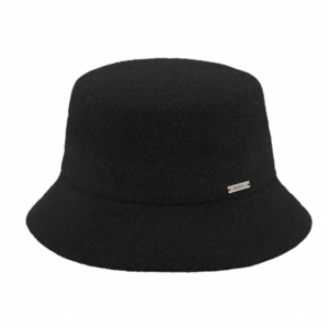 Kids Black Bucket Hat