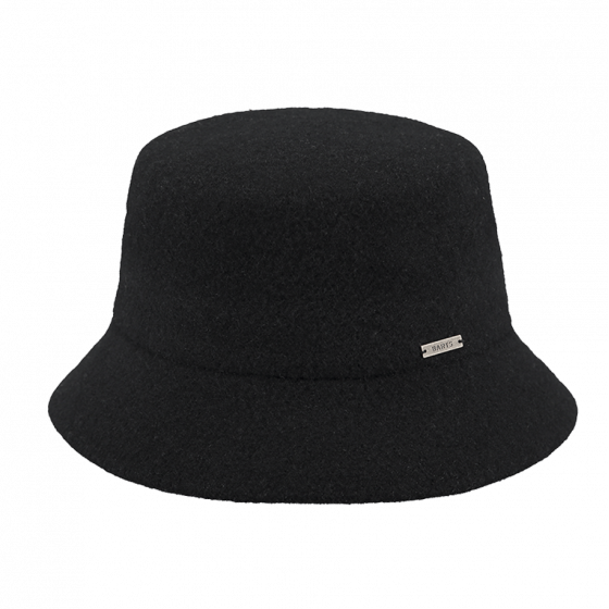 Kids Black Bucket Hat