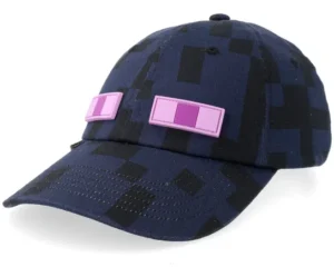 Kids Minecraft Sylas Cap Enderman Navy Dad Cap