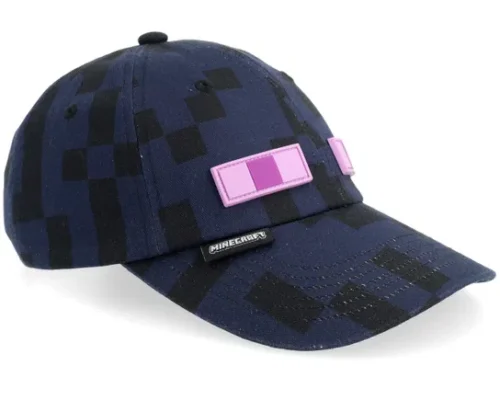 Kids Minecraft Sylas Cap Enderman Navy Dad Cap