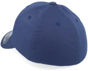 Kids T-rex Dino Brown Patch Navy Stretch Fit Cap