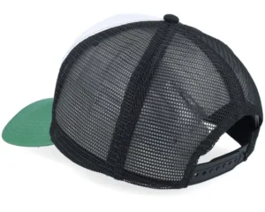 Linear Logo White Black Fir Trucker Cap