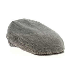 Linen Grey Flat Cap