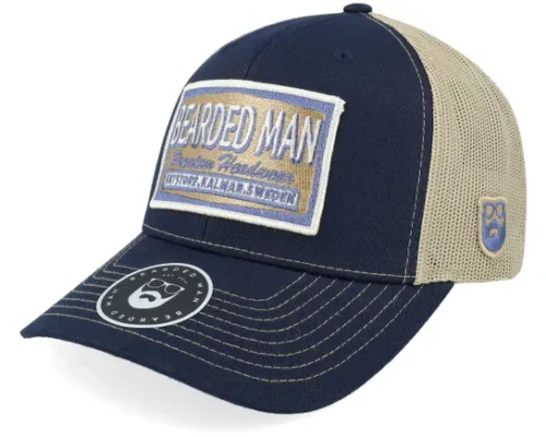 Logo Navy Khaki Trucker Cap