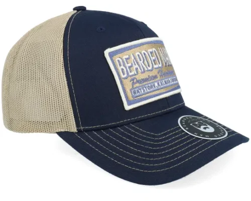 Logo Navy Khaki Trucker Cap