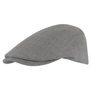 Men Grey Flat Cap