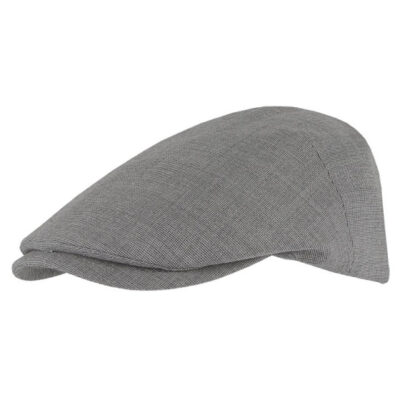 Men Grey Flat Cap