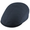 Men Navy Waterproof Flat Cap