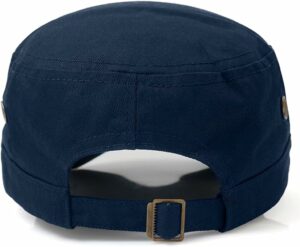 Men's Military Cadet Army Cap - Navy Blue