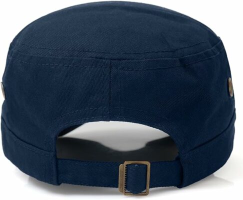 Men's Military Cadet Army Cap - Navy Blue