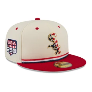 NEW ERA 59FIFTY 2026 MLB 4TH OF JULY CHICAGO WHITE SOX 250TH ANNIVERSARY PATCH HAT