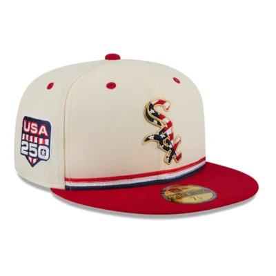 NEW ERA 59FIFTY 2026 MLB 4TH OF JULY CHICAGO WHITE SOX 250TH ANNIVERSARY PATCH HAT
