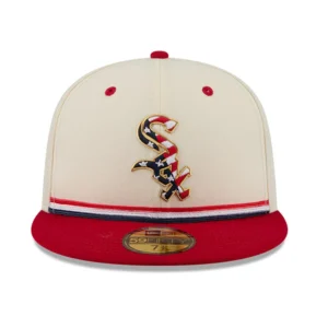 NEW ERA 59FIFTY 2026 MLB 4TH OF JULY CHICAGO WHITE SOX 250TH ANNIVERSARY PATCH HAT