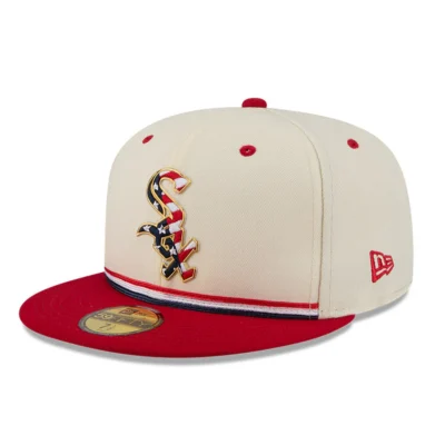 NEW ERA 59FIFTY 2026 MLB 4TH OF JULY CHICAGO WHITE SOX 250TH ANNIVERSARY PATCH HAT