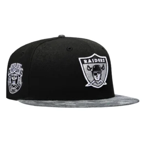 NEW ERA 59FIFTY LAS VEGAS RAIDERS 3X CHAMPIONS PATCH HAT