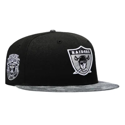 NEW ERA 59FIFTY LAS VEGAS RAIDERS 3X CHAMPIONS PATCH HAT