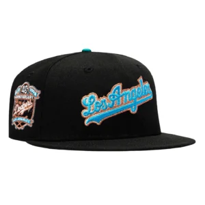 NEW ERA 59FIFTY NAVAJO PACK LOS ANGELES DODGERS 40TH ANNIVERSARY PATCH PINK UV SCRIPT HAT