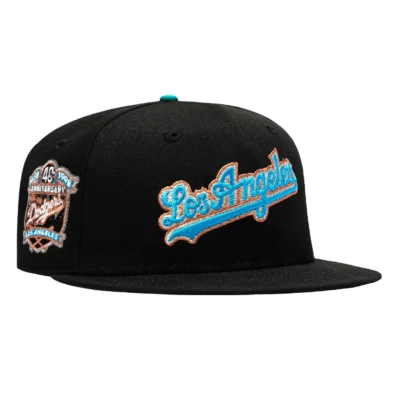 NEW ERA 59FIFTY NAVAJO PACK LOS ANGELES DODGERS 40TH ANNIVERSARY PATCH PINK UV SCRIPT HAT