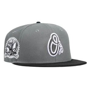 NEW ERA 59FIFTY REFLECTIVE BALTIMORE ORIOLES 50TH ANNIVERSARY PATCH ALTERNATE HAT