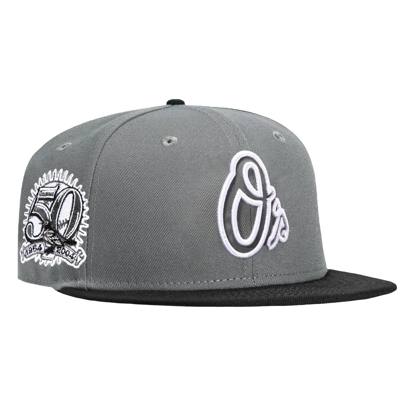 NEW ERA 59FIFTY REFLECTIVE BALTIMORE ORIOLES 50TH ANNIVERSARY PATCH ALTERNATE HAT