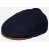 Navy Hooligan Baggy Flat Cap