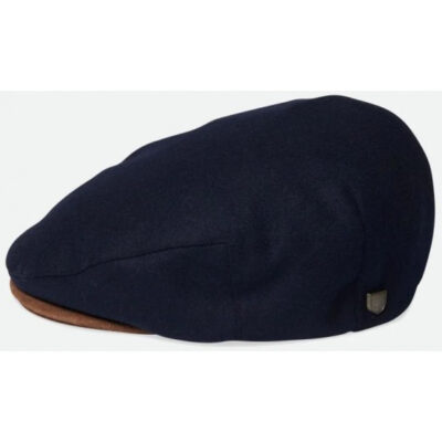 Navy Hooligan Baggy Flat Cap