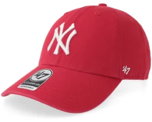 New York Yankees Clean Up Red Adjustable Baseball Cap