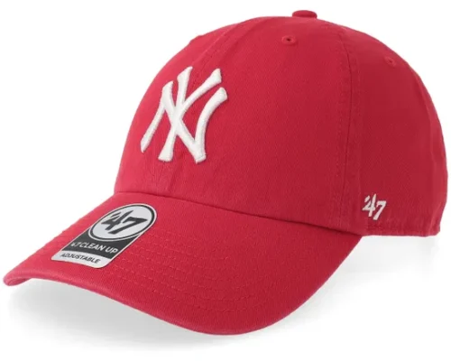 New York Yankees Clean Up Red Adjustable Baseball Cap