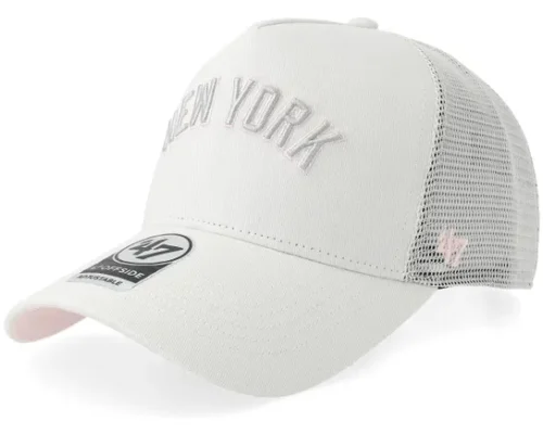Granite White Navy Trucker Cap