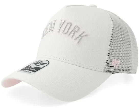 Granite White Navy Trucker Cap