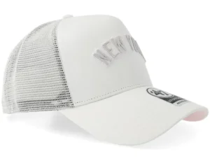 Granite White Navy Trucker Cap