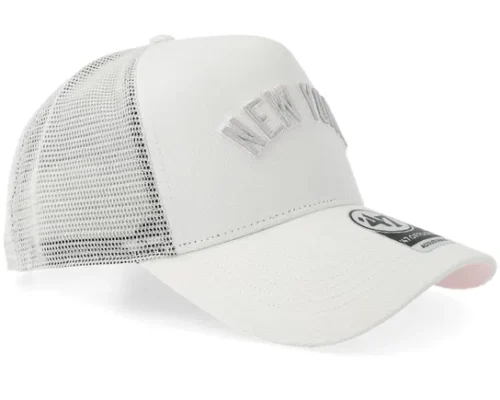 Granite White Navy Trucker Cap