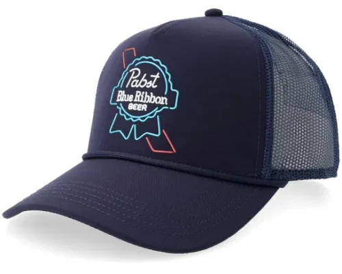 Pabst Fremont Navy A-Frame Trucker Cap