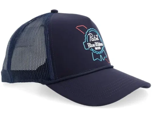 Pabst Fremont Navy A-Frame Trucker Cap