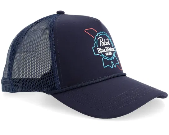 Pabst Fremont Navy A-Frame Trucker Cap