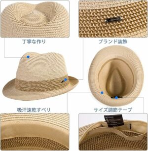 Packable Straw Sun Summer Panama Hat