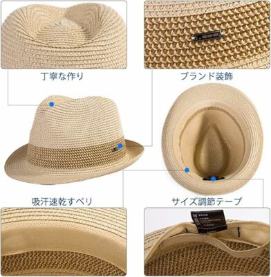 Packable Straw Sun Summer Panama Hat