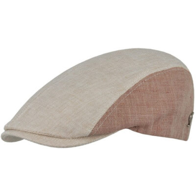 Perreux Linen Flat Cap