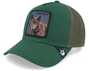 Premium Wolf Green Trucker Cap