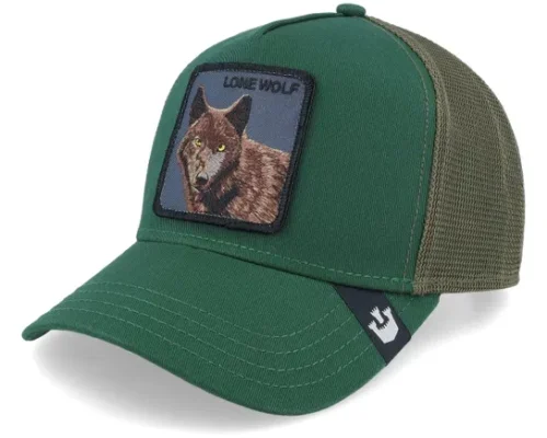 Premium Wolf Green Trucker Cap