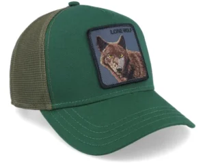 Premium Wolf Green Trucker Cap