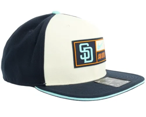 San Diego Padres City Connect Drifit Pro Off WhiteNavy Baseball Cap