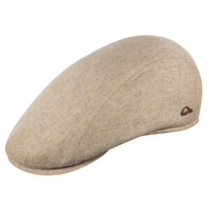 Silk Sand Curved Flat Cap