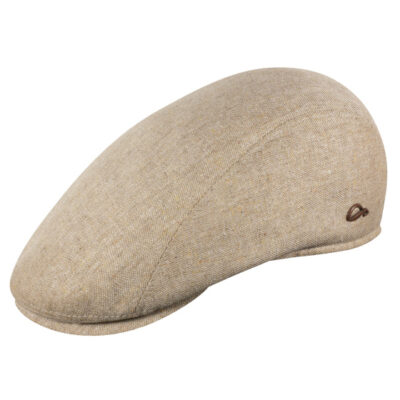 Silk Sand Curved Flat Cap