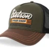 Speed Shop ChestnutOlive A-Frame Trucker Cap