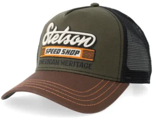 Speed Shop ChestnutOlive A-Frame Trucker Cap